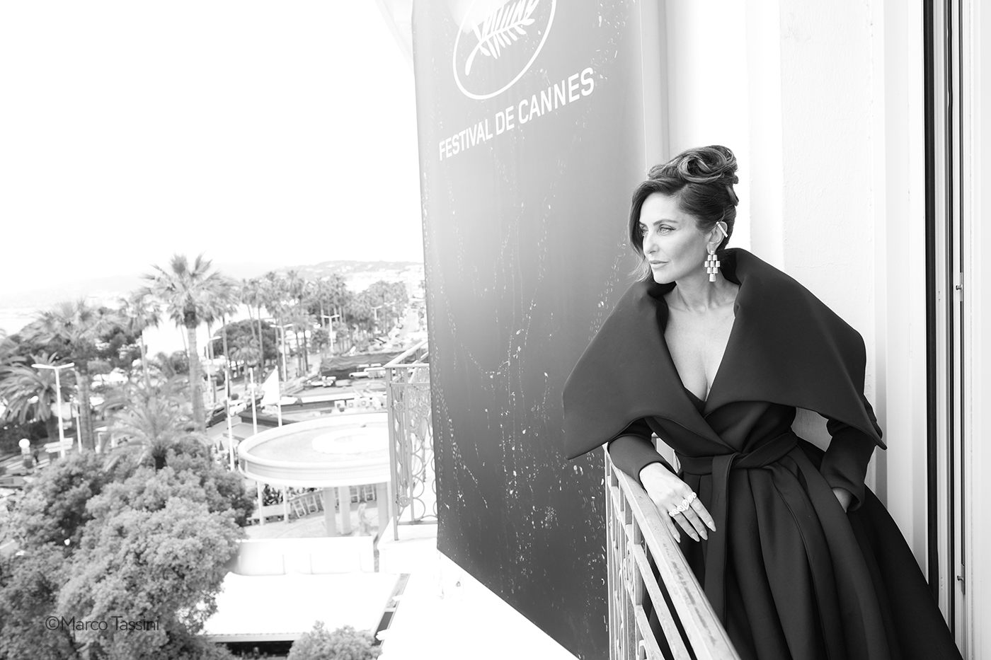 Valerie Messika at the Martinez during Cannes Film Festival 2024, posing for the Edge magazine 
