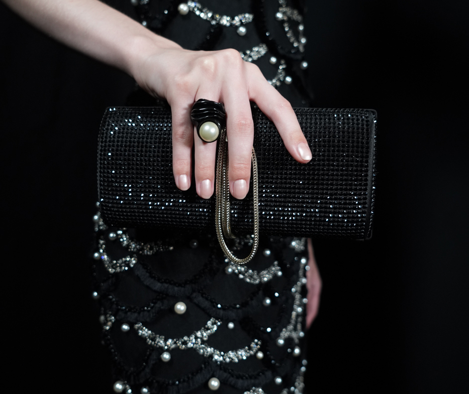 Armani Privé handbag, pochette, haute couture - the edge mag 