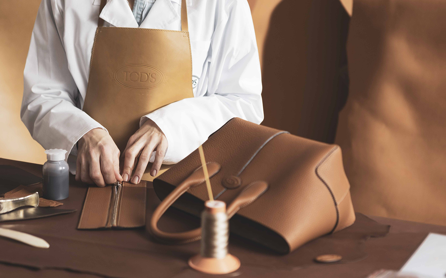 the Tod's Di Bag is handmade , the edge mag