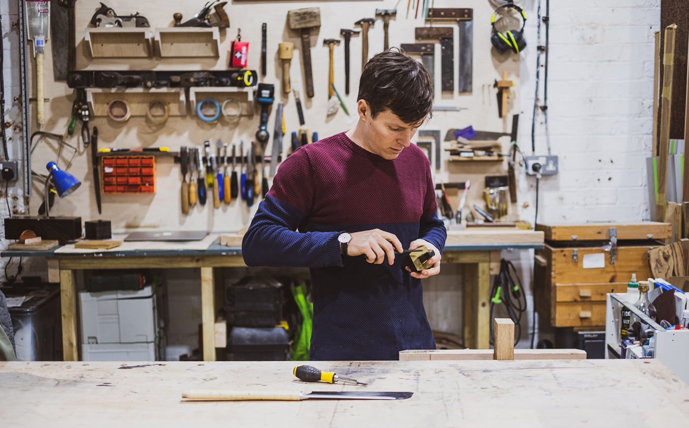 Kim Jordan in his London studio, Edge mag 