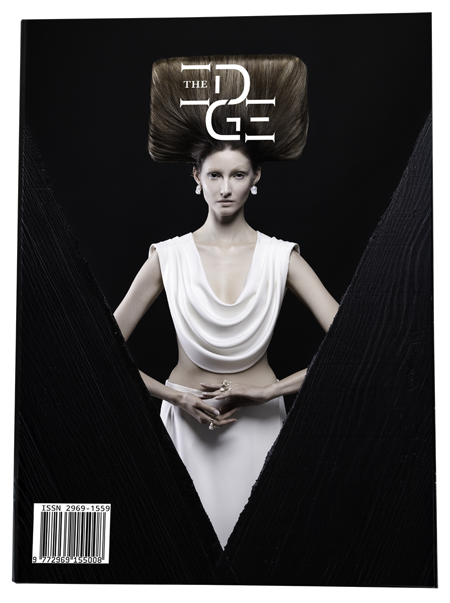 winter issue of the Edge magazine , 6th edition featuring Dior haute couture