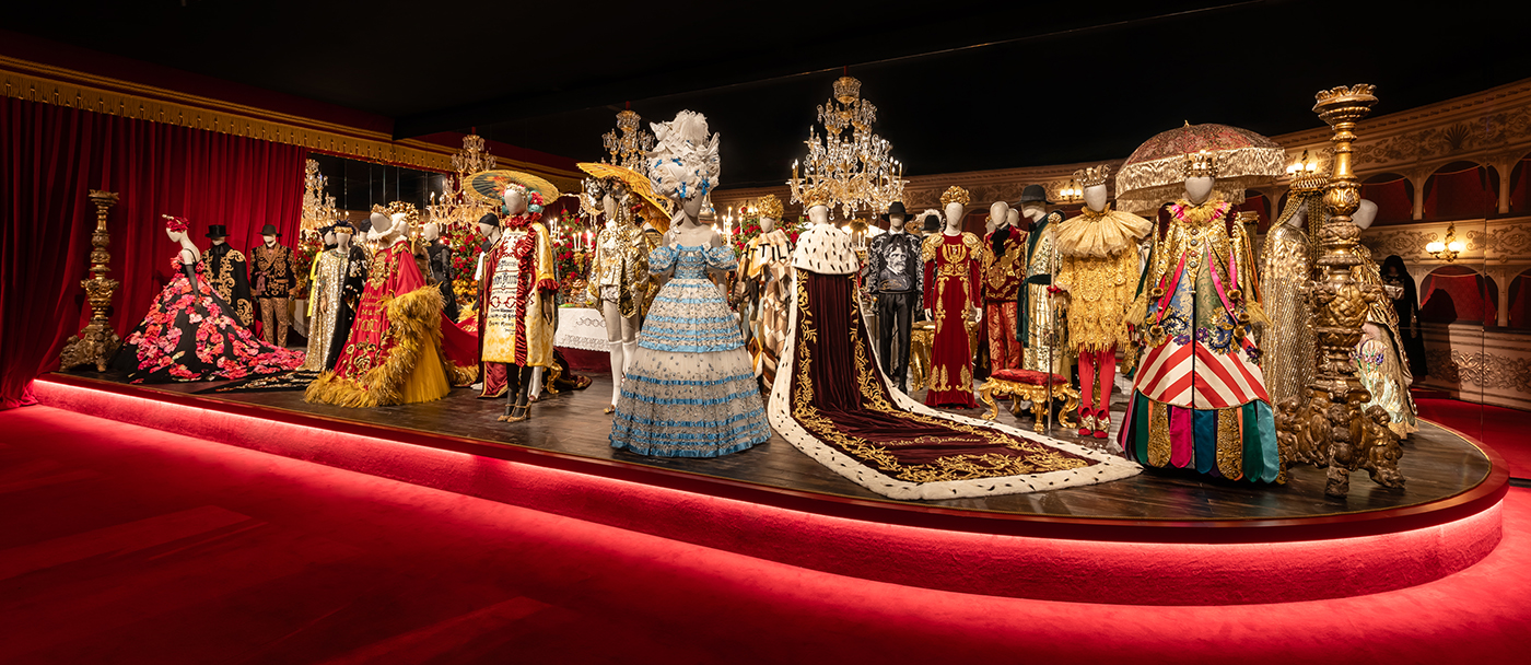 The Opera chapter in the Grand Palais exhibition presenting Dolce & Gabbana