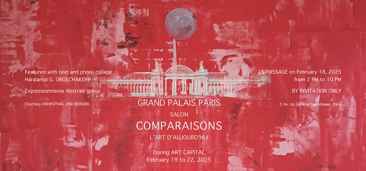 come discover the Abstract Expressionist group presented by Alexandra Mas at the Salon Comparaisons 2025 at the Grand Palais, Paris from February 18